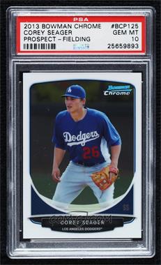 2013 Bowman Chrome - Prospects #BCP125.1 - Corey Seager (Fielding) [PSA 10 GEM MT]