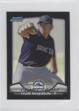 2013 Bowman Chrome - Risin' thru the Ranks Refractor - Black #RTR-TA - Tyler Anderson /10