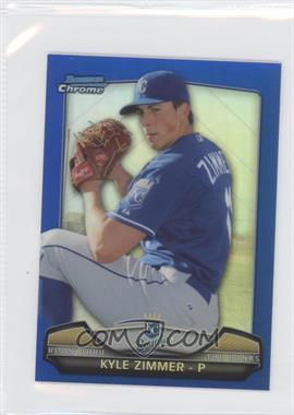 2013 Bowman Chrome - Risin' thru the Ranks Refractor - Blue #RTR-KZ - Kyle Zimmer /250