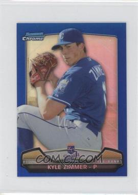 2013 Bowman Chrome - Risin' thru the Ranks Refractor - Blue #RTR-KZ - Kyle Zimmer /250