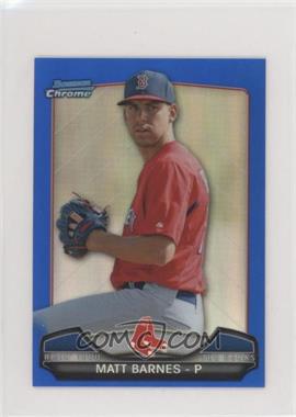 2013 Bowman Chrome - Risin' thru the Ranks Refractor - Blue #RTR-MB - Matt Barnes /250