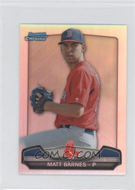 2013 Bowman Chrome - Risin' thru the Ranks Refractor #RTR-MB - Matt Barnes