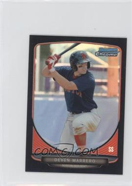 2013 Bowman Chrome Minis - [Base] - Black Refractor #233 - Deven Marrero /25