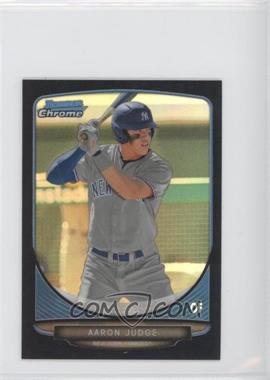 2013 Bowman Chrome Minis - [Base] - Black Refractor #311 - Aaron Judge /25