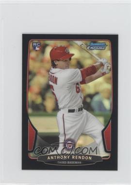 2013 Bowman Chrome Minis - [Base] - Black Refractor #317 - Anthony Rendon /25