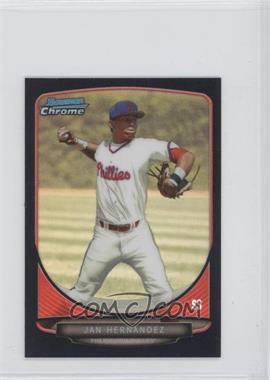 2013 Bowman Chrome Minis - [Base] - Black Refractor #46 - Jan Hernandez /25