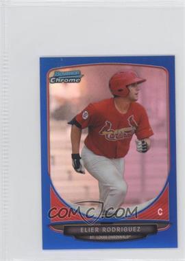 2013 Bowman Chrome Minis - [Base] - Blue Refractor #106 - Elier Rodriguez /99