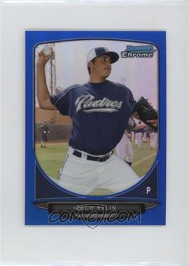 2013 Bowman Chrome Minis - [Base] - Blue Refractor #123 - Zach Eflin /99