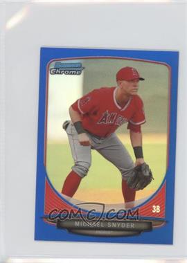 2013 Bowman Chrome Minis - [Base] - Blue Refractor #194 - Michael Snyder /99