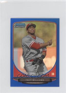 2013 Bowman Chrome Minis - [Base] - Blue Refractor #253 - Trey Williams /99