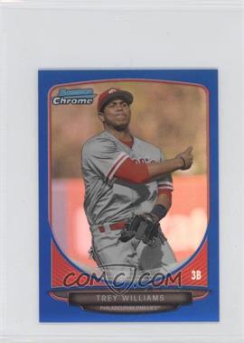 2013 Bowman Chrome Minis - [Base] - Blue Refractor #253 - Trey Williams /99