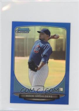 2013 Bowman Chrome Minis - [Base] - Blue Refractor #278 - Rock Shoulders /99