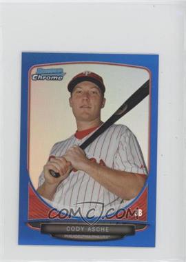 2013 Bowman Chrome Minis - [Base] - Blue Refractor #29 - Cody Asche /99