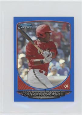 2013 Bowman Chrome Minis - [Base] - Blue Refractor #3 - Justin Williams /99