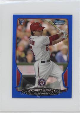 2013 Bowman Chrome Minis - [Base] - Blue Refractor #317 - Anthony Rendon /99