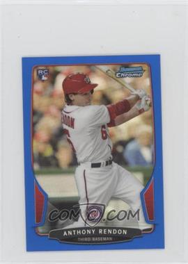 2013 Bowman Chrome Minis - [Base] - Blue Refractor #317 - Anthony Rendon /99