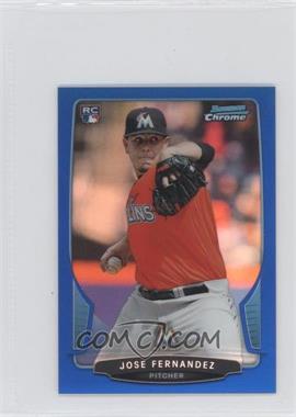 2013 Bowman Chrome Minis - [Base] - Blue Refractor #322 - Jose Fernandez /99