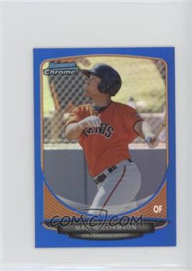 2013 Bowman Chrome Minis - [Base] - Blue Refractor #47 - Mac Williamson /99