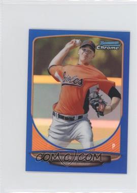 2013 Bowman Chrome Minis - [Base] - Blue Refractor #91 - Parker Bridwell /99