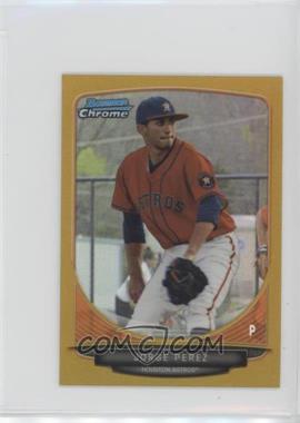 2013 Bowman Chrome Minis - [Base] - Gold Refractor #197 - Jorge Perez /50