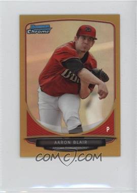 2013 Bowman Chrome Minis - [Base] - Gold Refractor #21 - Aaron Blair /50