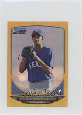 2013 Bowman Chrome Minis - [Base] - Gold Refractor #250 - C.J. Edwards /50