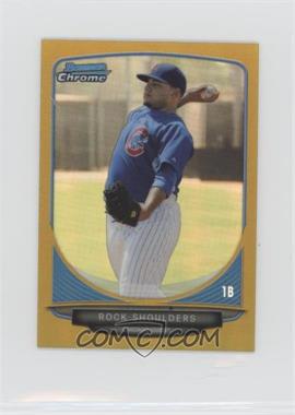 2013 Bowman Chrome Minis - [Base] - Gold Refractor #278 - Rock Shoulders /50