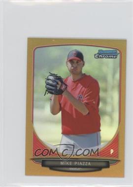 2013 Bowman Chrome Minis - [Base] - Gold Refractor #39 - Mike Piazza /50