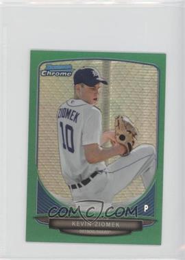 2013 Bowman Chrome Minis - [Base] - Green Refractor #105 - Kevin Ziomek /75