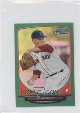 2013 Bowman Chrome Minis - [Base] - Green Refractor #113 - Ty Buttrey /75