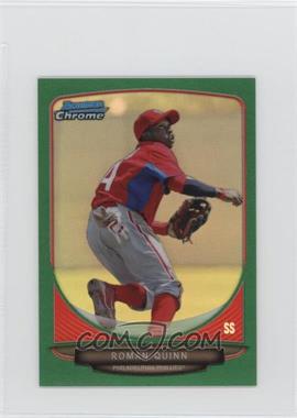 2013 Bowman Chrome Minis - [Base] - Green Refractor #117 - Roman Quinn /75