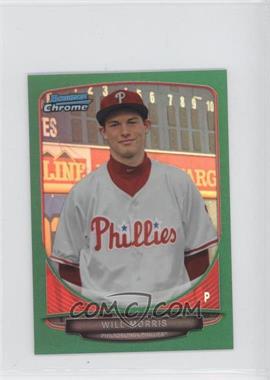 2013 Bowman Chrome Minis - [Base] - Green Refractor #139 - Will Morris /75