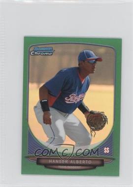 2013 Bowman Chrome Minis - [Base] - Green Refractor #147 - Hanser Alberto /75