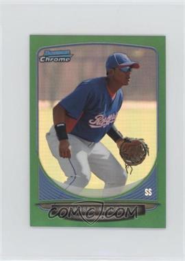 2013 Bowman Chrome Minis - [Base] - Green Refractor #147 - Hanser Alberto /75