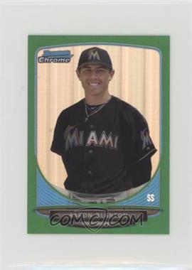 2013 Bowman Chrome Minis - [Base] - Green Refractor #155 - Aaron Blanton /75