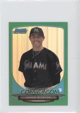 2013 Bowman Chrome Minis - [Base] - Green Refractor #155 - Aaron Blanton /75