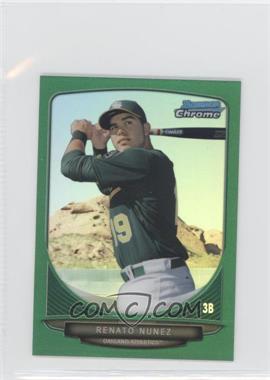 2013 Bowman Chrome Minis - [Base] - Green Refractor #198 - Renato Nunez /75