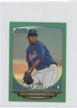 2013 Bowman Chrome Minis - [Base] - Green Refractor #229 - Luis Mateo /75