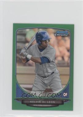 2013 Bowman Chrome Minis - [Base] - Green Refractor #252 - Kelvin De Leon /75