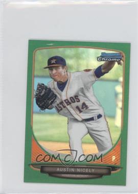 2013 Bowman Chrome Minis - [Base] - Green Refractor #299 - Austin Nicely /75