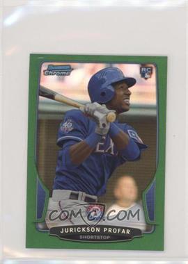 2013 Bowman Chrome Minis - [Base] - Green Refractor #323 - Jurickson Profar /75