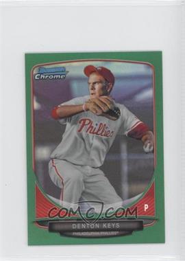 2013 Bowman Chrome Minis - [Base] - Green Refractor #41 - Denton Keys /75