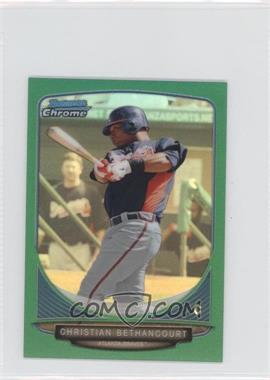 2013 Bowman Chrome Minis - [Base] - Green Refractor #48 - Christian Bethancourt /75