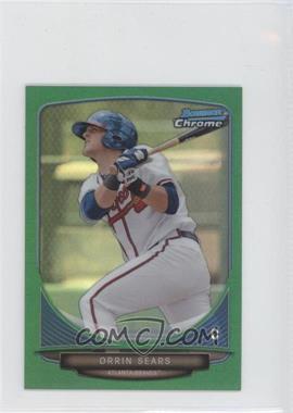 2013 Bowman Chrome Minis - [Base] - Green Refractor #67 - Orrin Sears /75