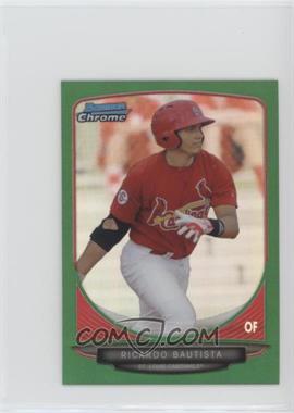 2013 Bowman Chrome Minis - [Base] - Green Refractor #79 - Ricardo Bautista /75