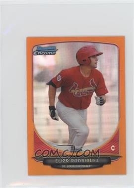 2013 Bowman Chrome Minis - [Base] - Orange Refractor #106 - Elier Rodriguez /15