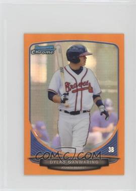 2013 Bowman Chrome Minis - [Base] - Orange Refractor #175 - Dylan Manwaring /15