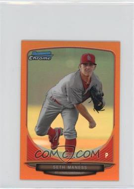 2013 Bowman Chrome Minis - [Base] - Orange Refractor #243 - Seth Maness /15