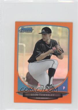 2013 Bowman Chrome Minis - [Base] - Orange Refractor #291 - Sean Townsley /15