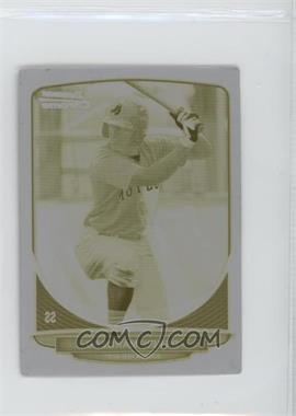 2013 Bowman Chrome Minis - [Base] - Printing Plate Yellow #233 - Deven Marrero /1